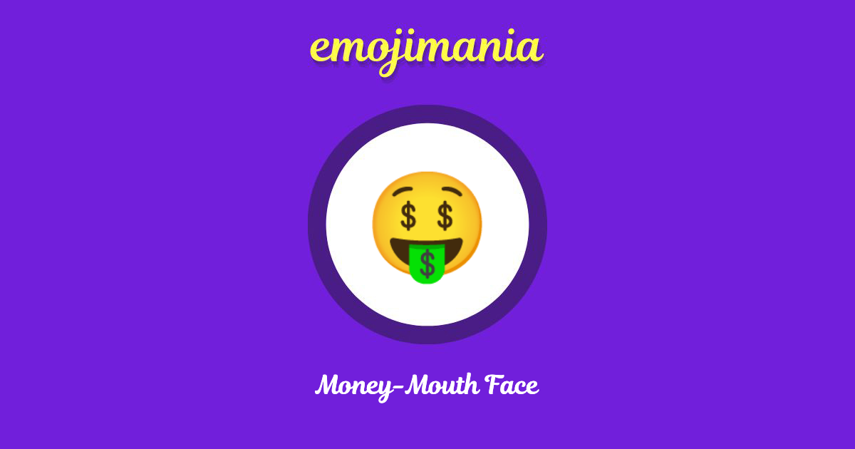 Money-Mouth Face Emoji copy and paste