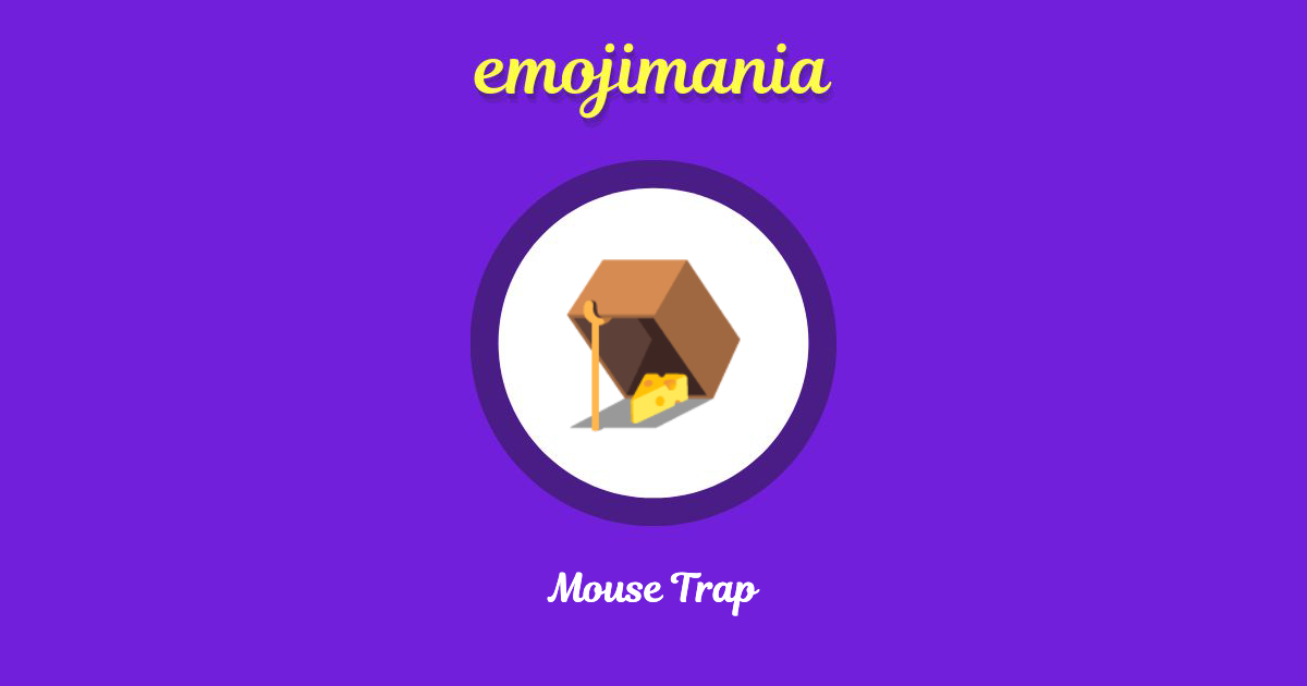 Mouse Trap Emoji copy and paste