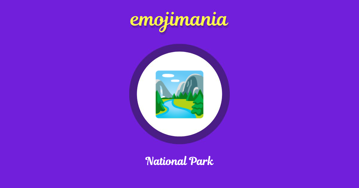 National Park Emoji copy and paste