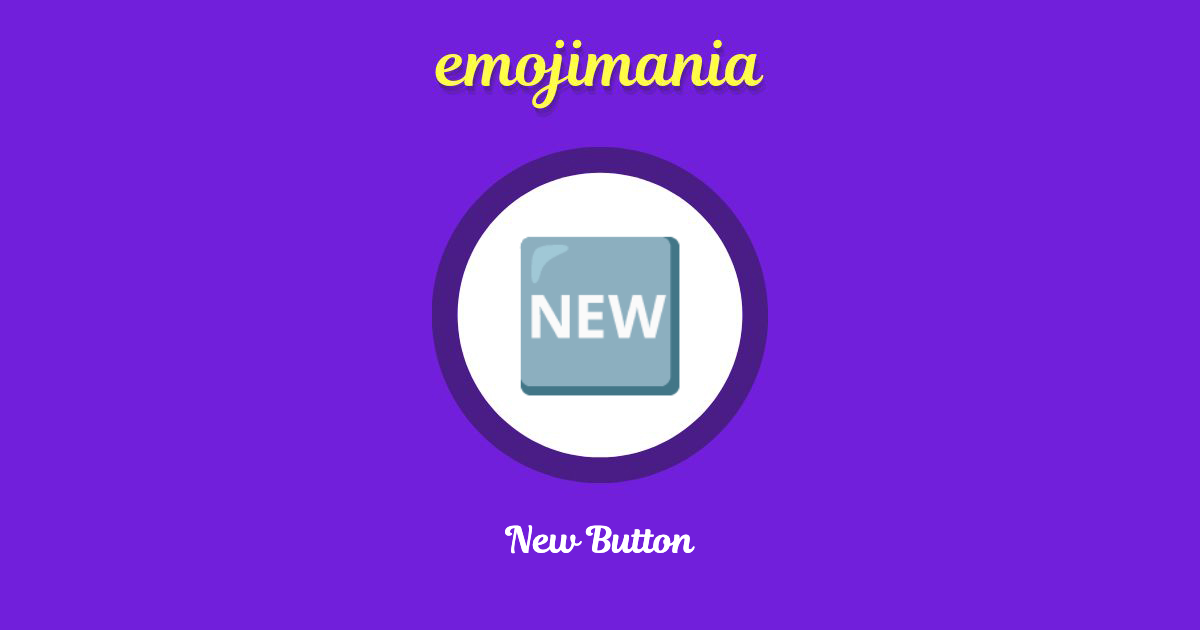 New Button Emoji copy and paste