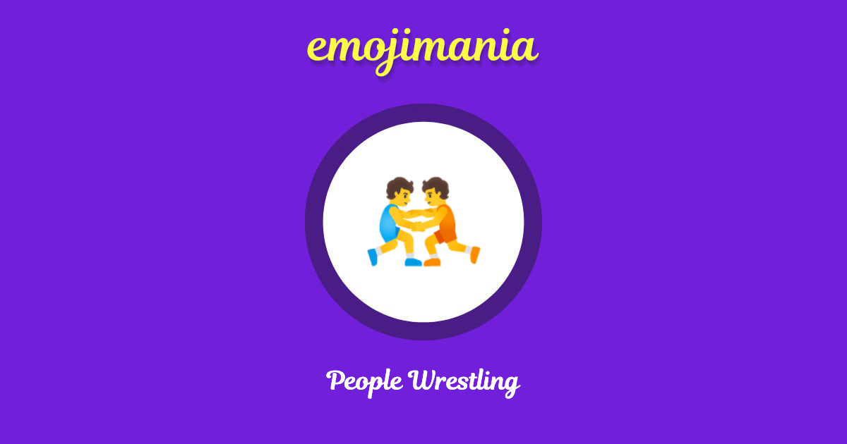 People Wrestling Emoji copy and paste