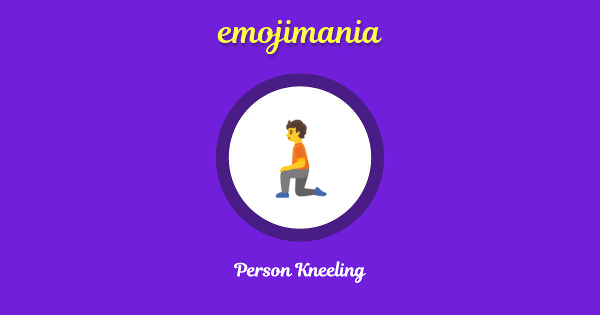 Person Kneeling Emoji copy and paste