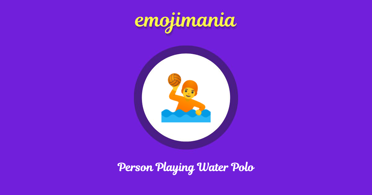 Person Playing Water Polo Emoji copy and paste