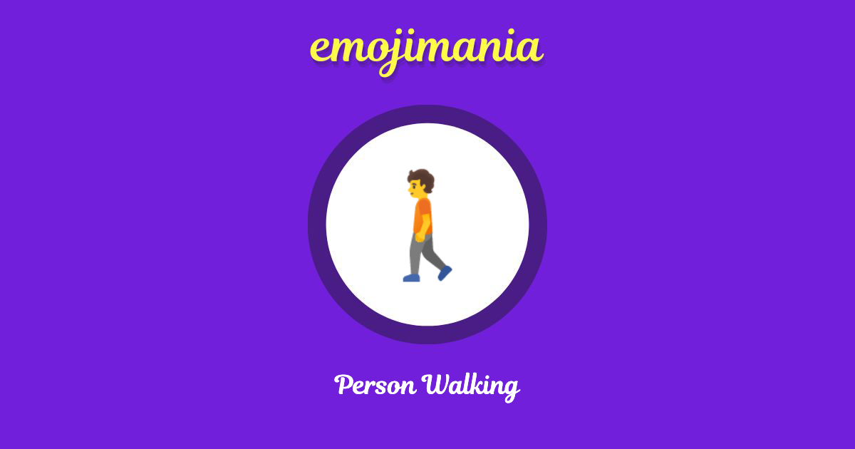 Person Walking Emoji copy and paste