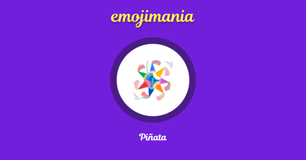 Piñata Emoji copy and paste