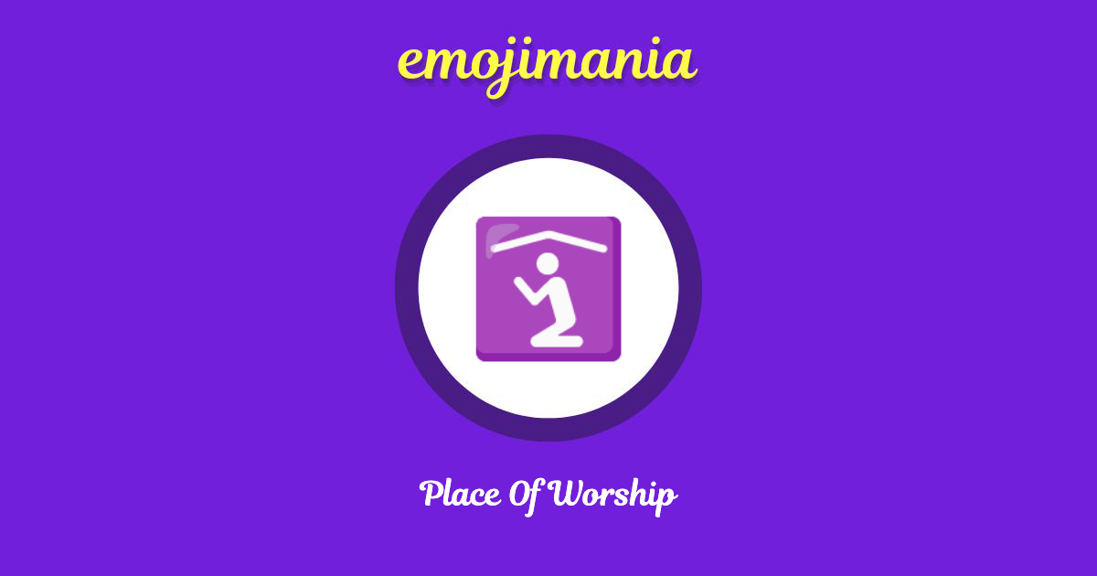 Place Of Worship Emoji copy and paste
