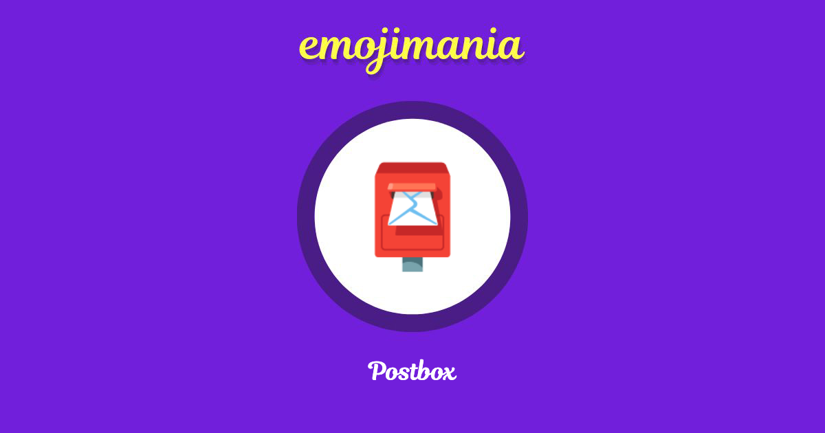Postbox Emoji copy and paste