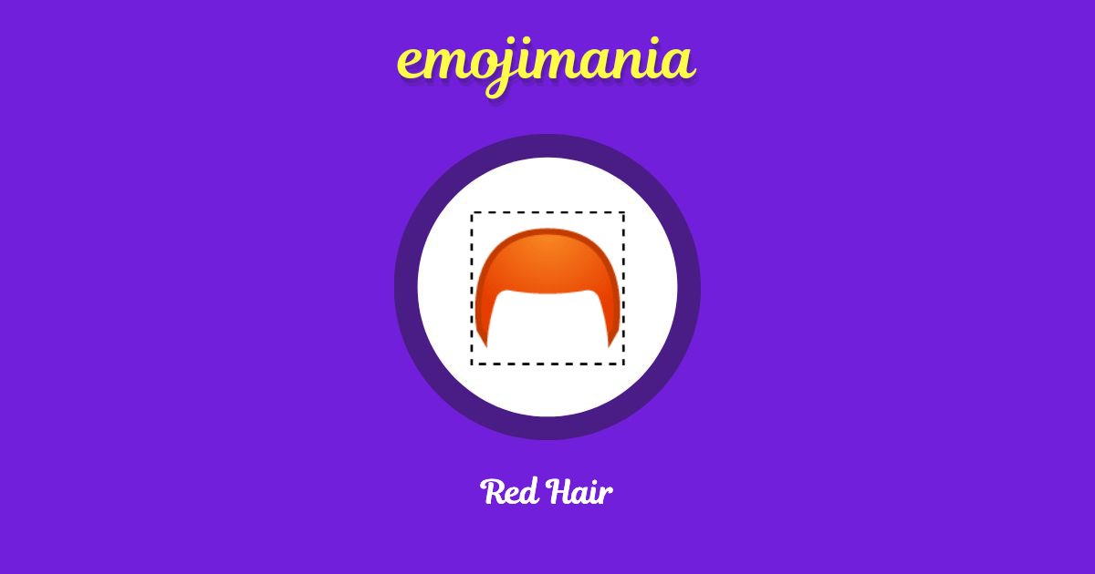 Red Hair Emoji copy and paste