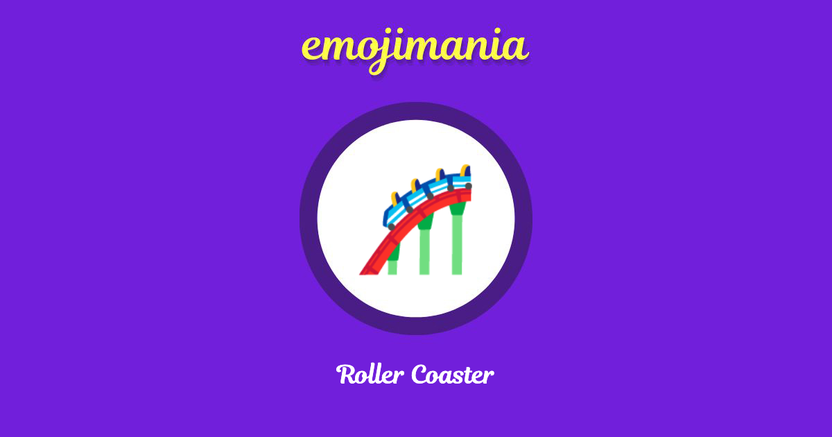 Roller Coaster Emoji copy and paste