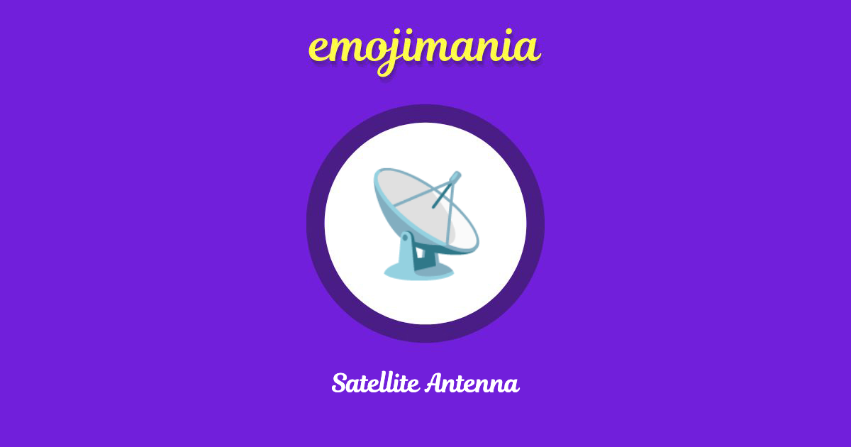 Satellite Antenna Emoji copy and paste