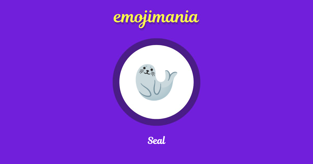Seal Emoji copy and paste