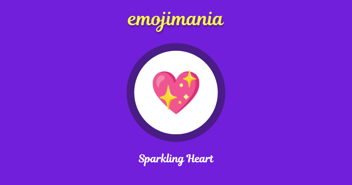 Sparkling Heart Emoji copy and paste