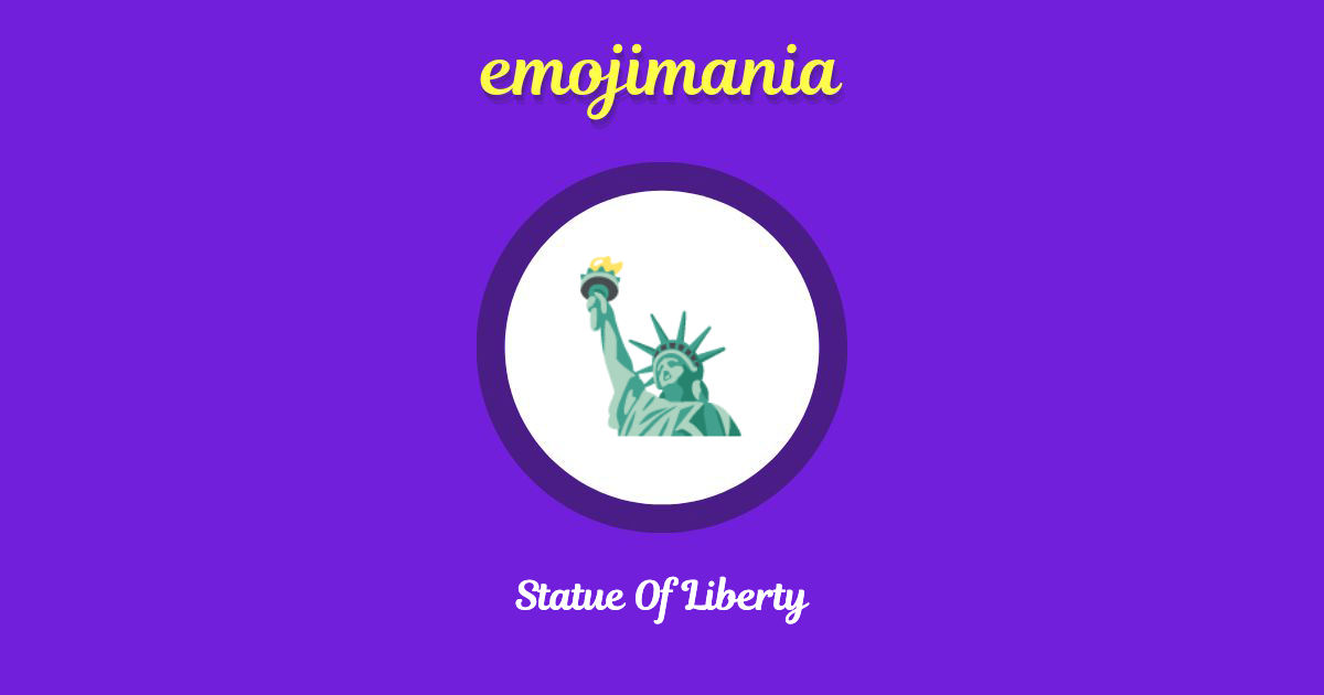 Statue Of Liberty Emoji copy and paste