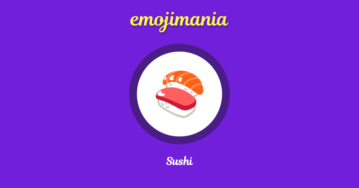 Sushi Emoji copy and paste