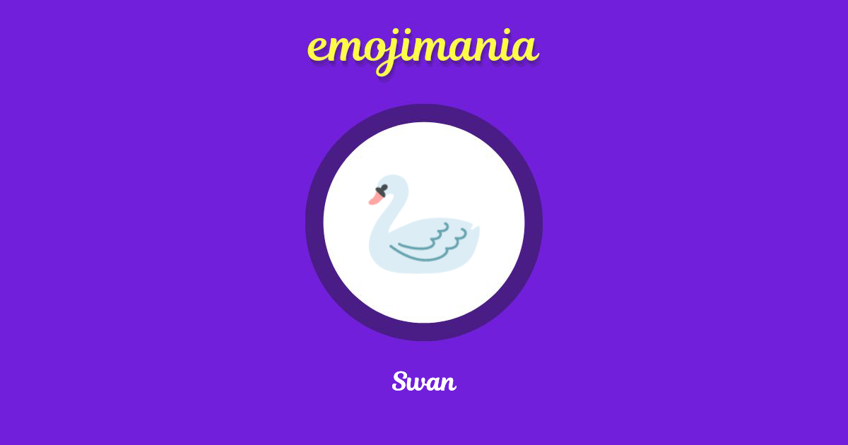 Swan Emoji copy and paste