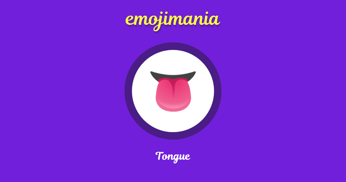 Tongue Emoji copy and paste