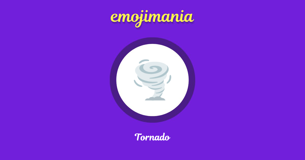 Tornado Emoji copy and paste