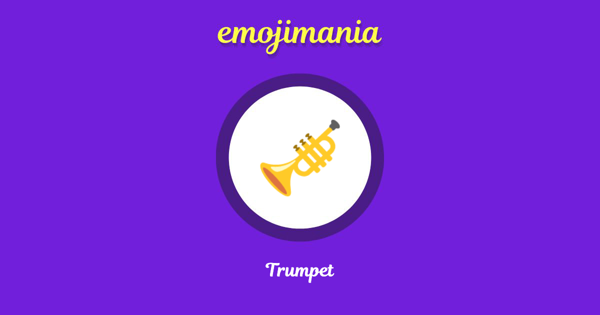 Trumpet Emoji copy and paste