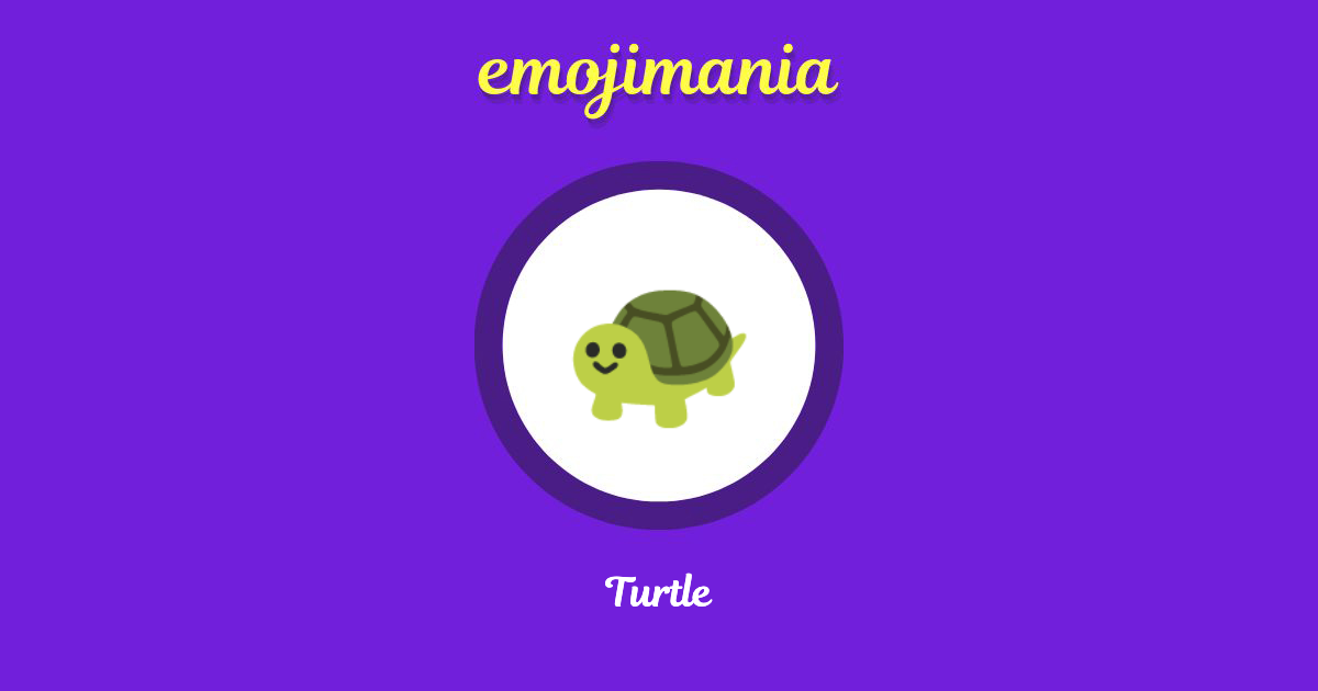 Turtle Emoji copy and paste
