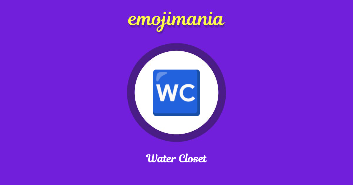 Water Closet Emoji copy and paste