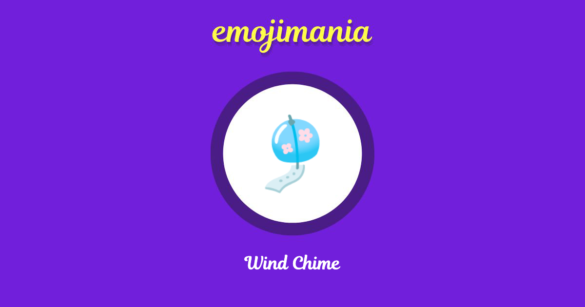 Wind Chime Emoji copy and paste