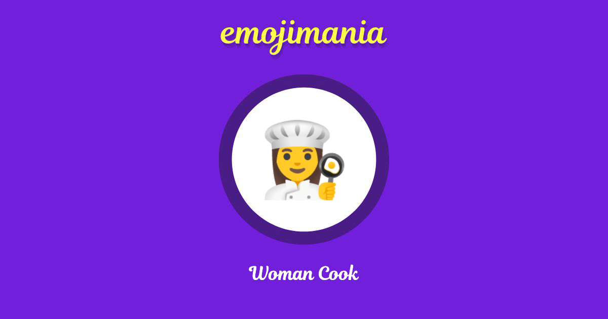 Woman Cook Emoji copy and paste