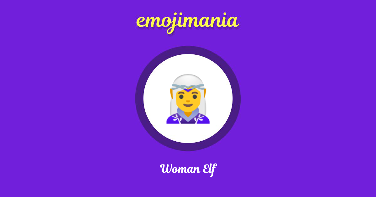 Woman Elf Emoji copy and paste