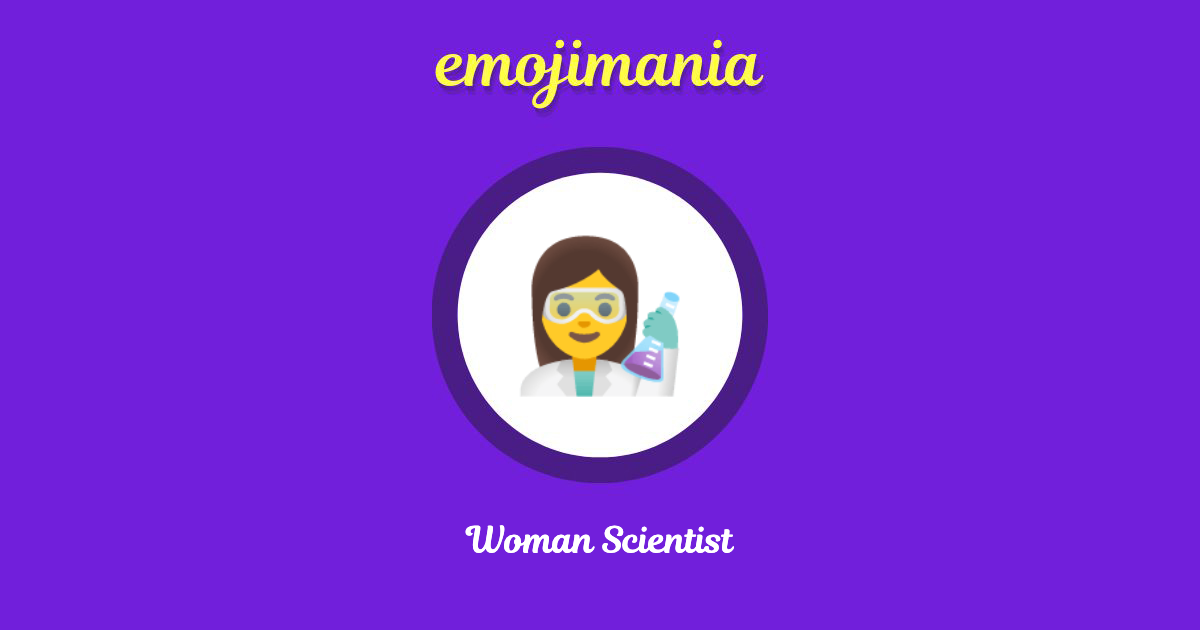 Woman Scientist Emoji copy and paste