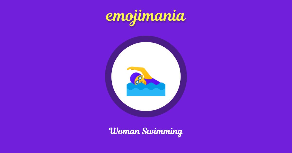 Woman Swimming Emoji copy and paste