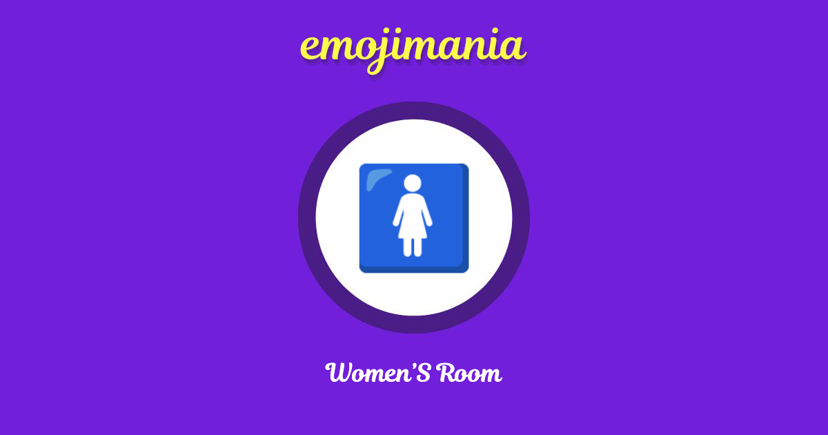 Women’S Room Emoji copy and paste