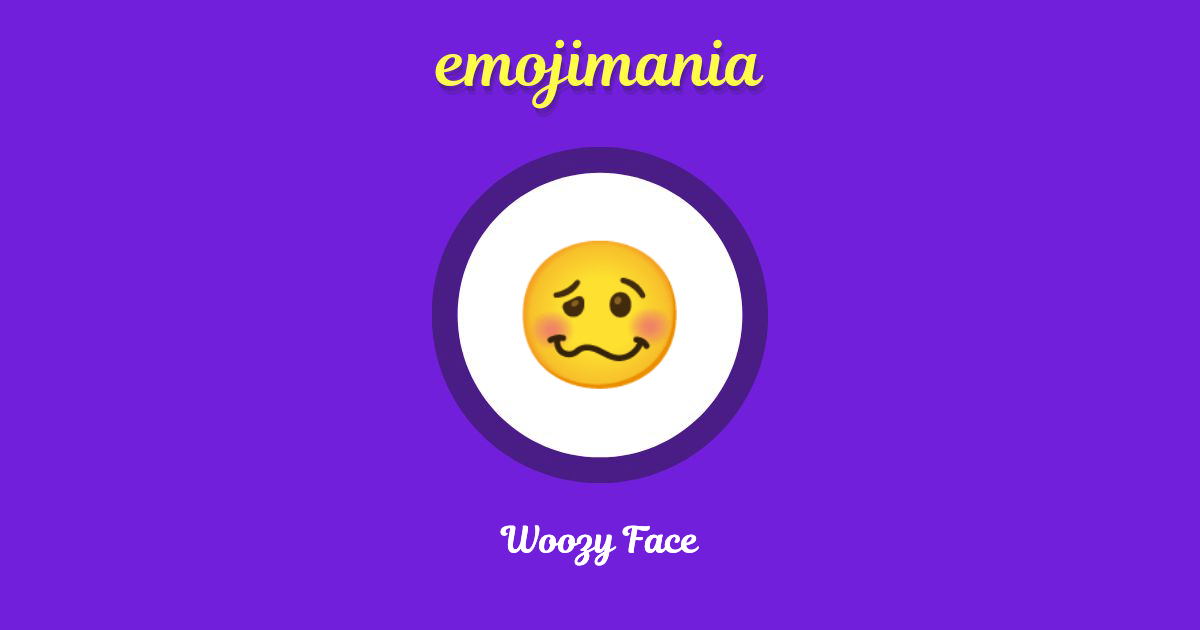 Woozy Face Emoji copy and paste