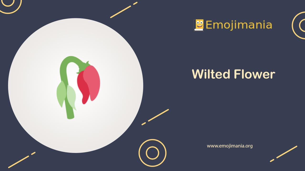 Wilted Flower Emoji