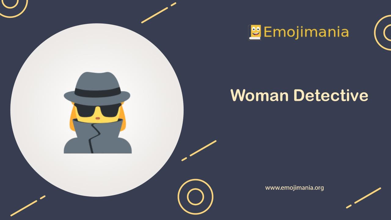 Woman Detective Emoji
