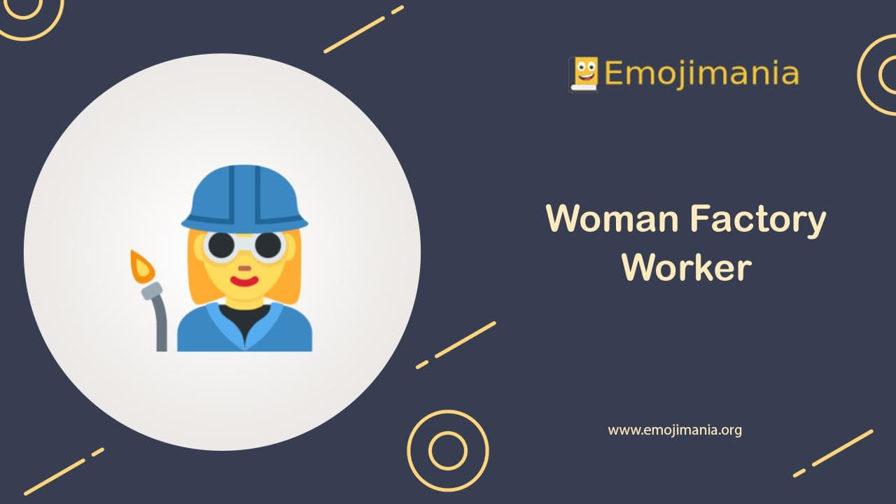 Woman Factory Worker Emoji