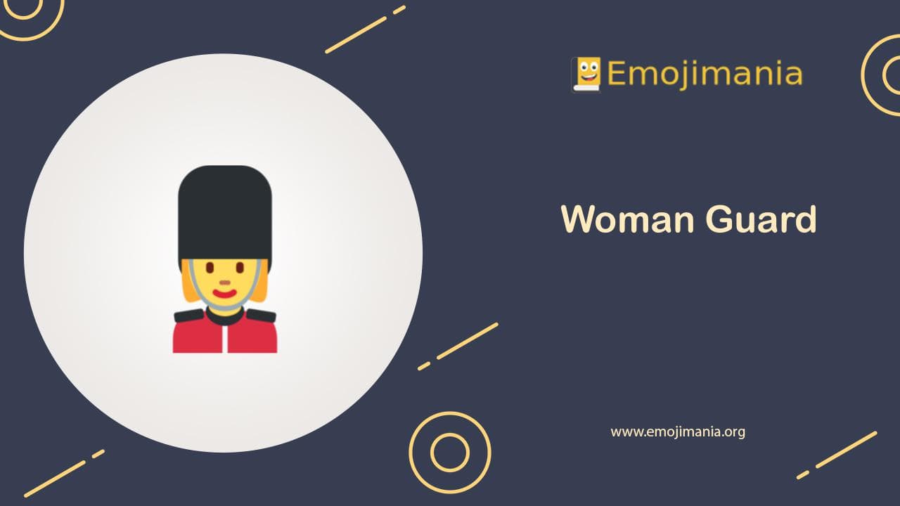 Woman Guard Emoji