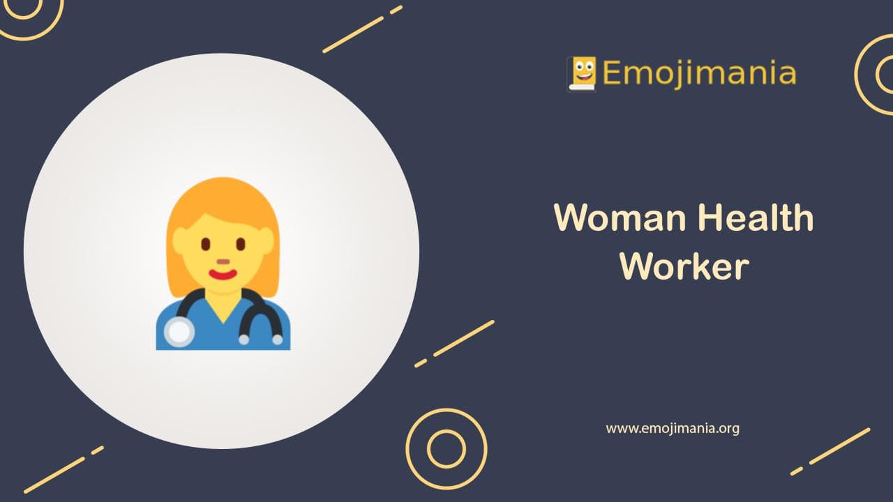 Woman Health Worker Emoji