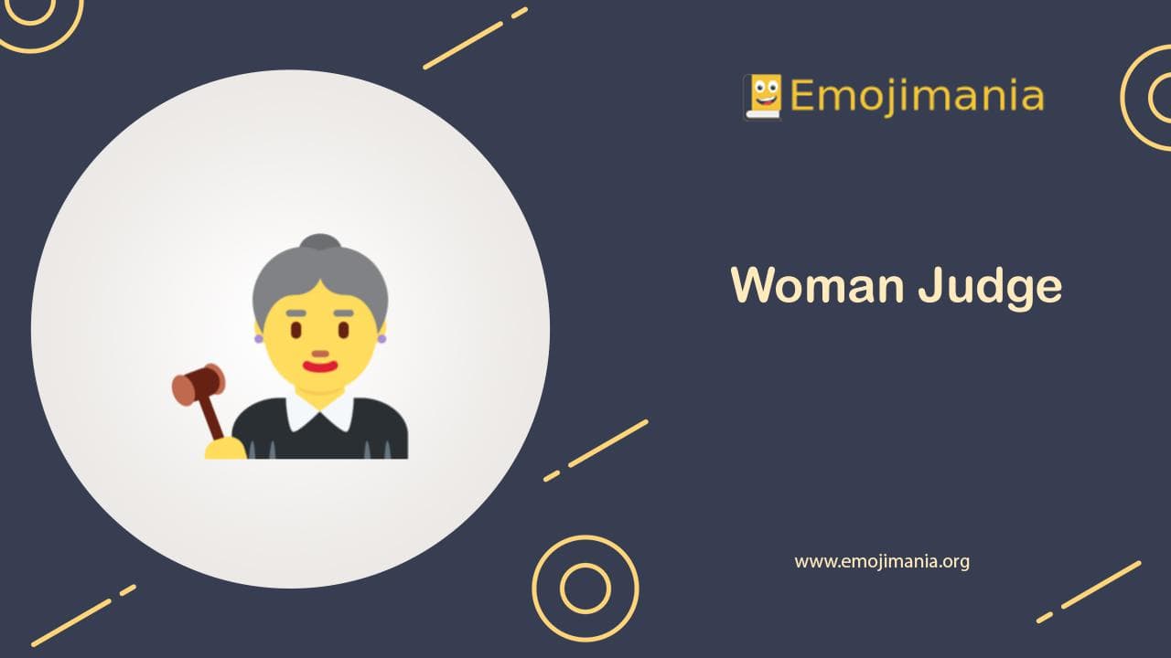 Woman Judge Emoji