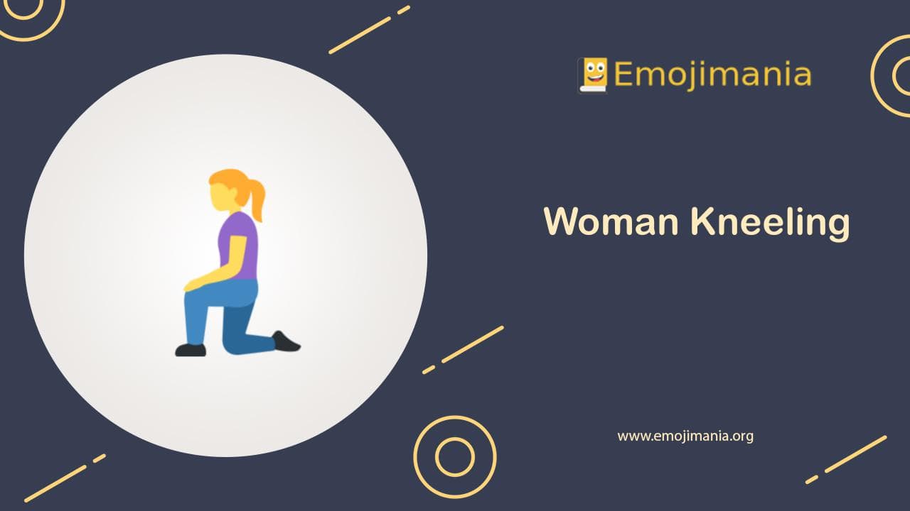 Woman Kneeling Emoji
