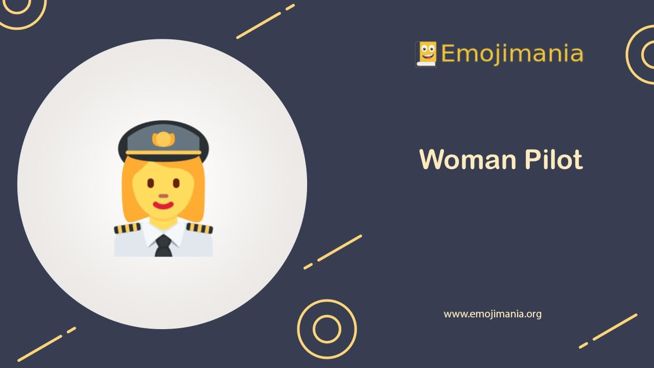 Woman Pilot Emoji