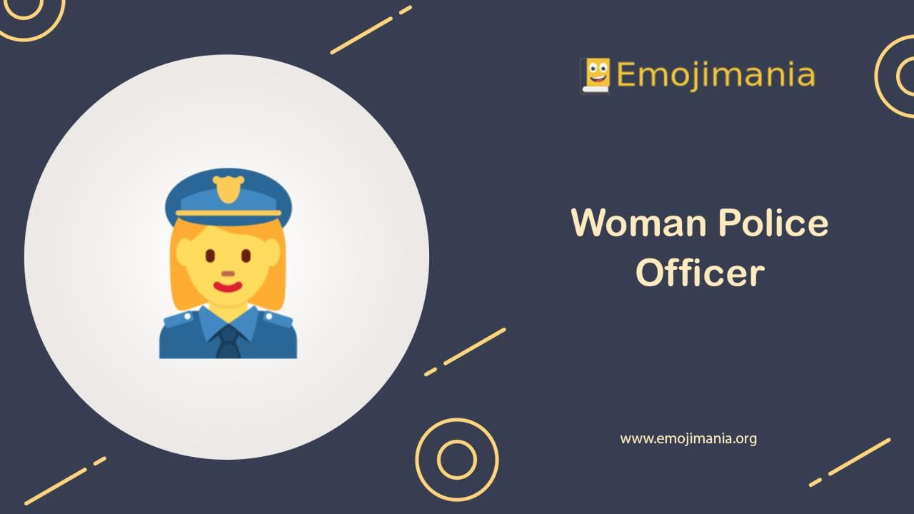 Woman Police Officer Emoji