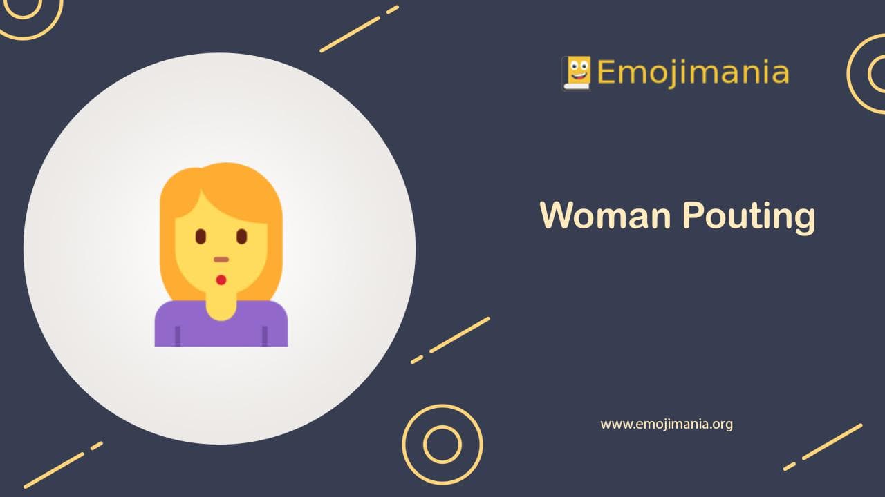 Woman Pouting Emoji