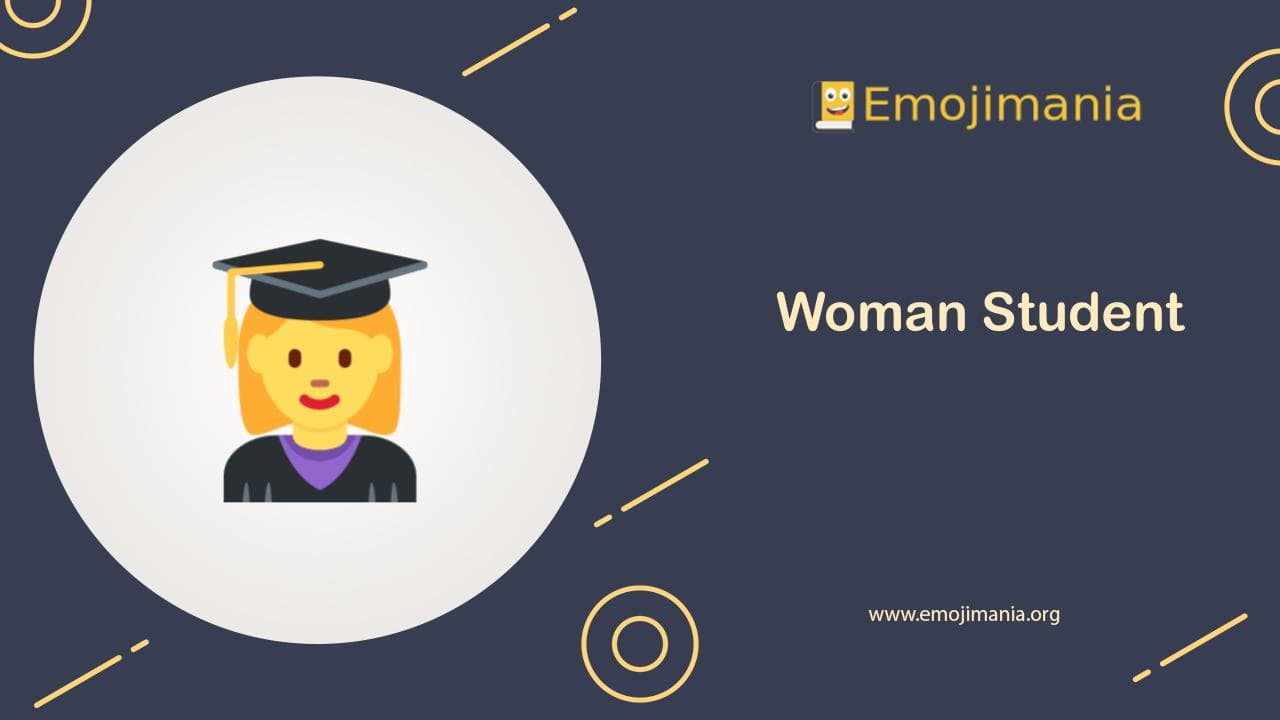 Woman Student Emoji