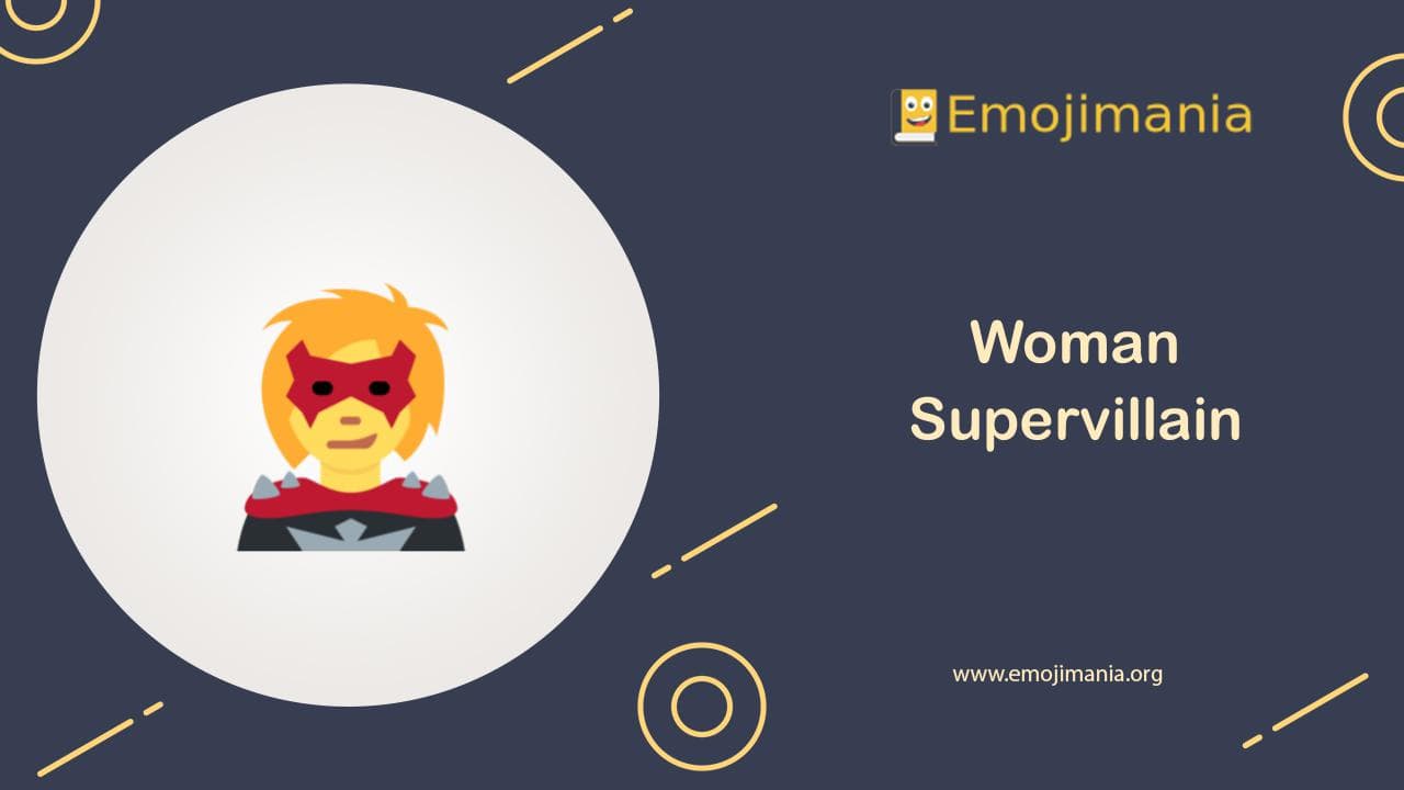 Woman Supervillain Emoji