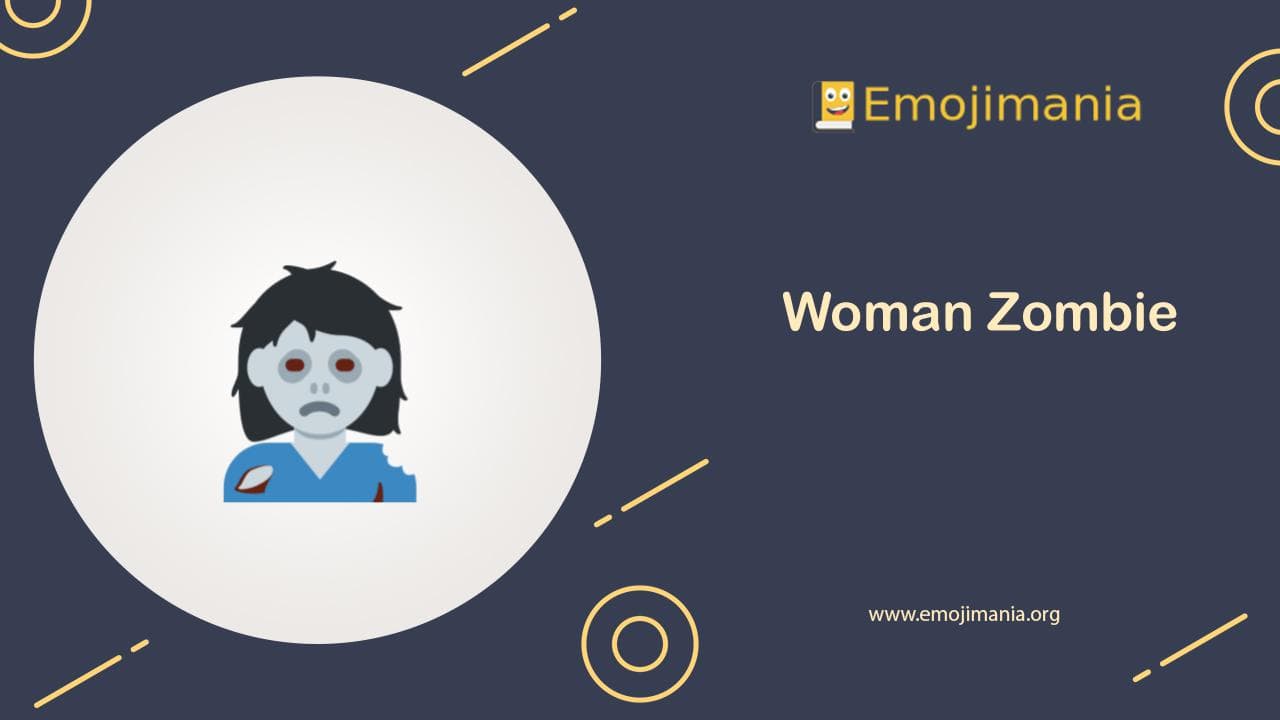 Woman Zombie Emoji