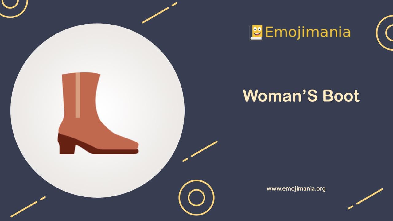 Woman’S Boot Emoji
