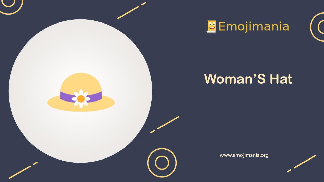 Woman’S Hat Emoji