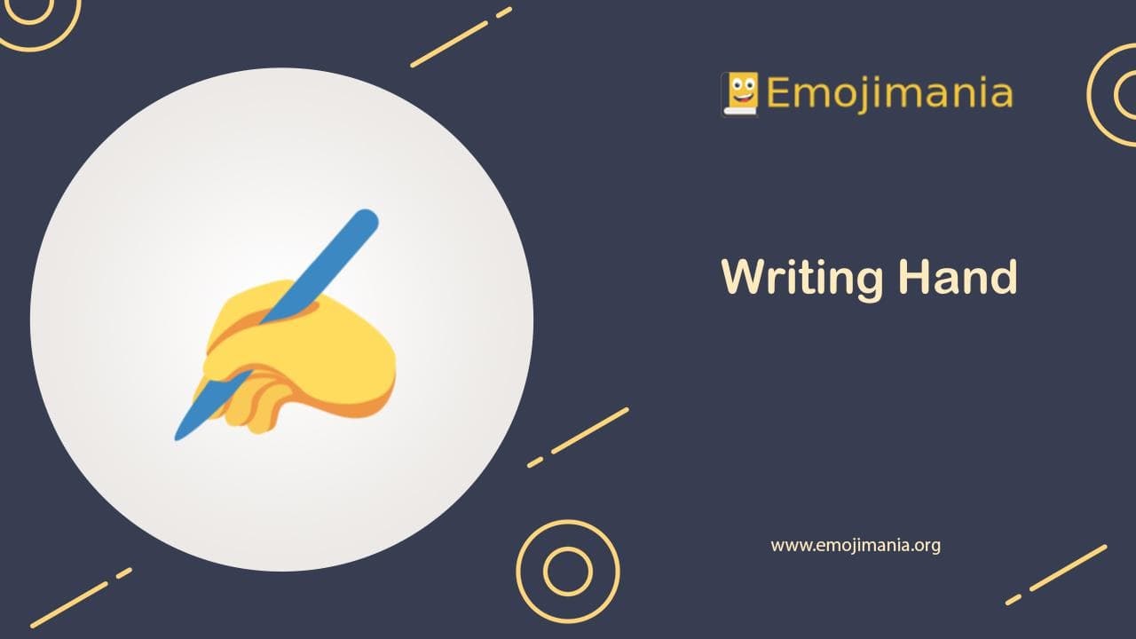 Writing Hand Emoji