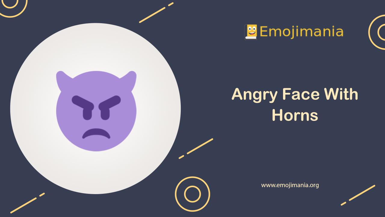 👿 Meaning Angry Face With Horns Emoji Copy and Paste