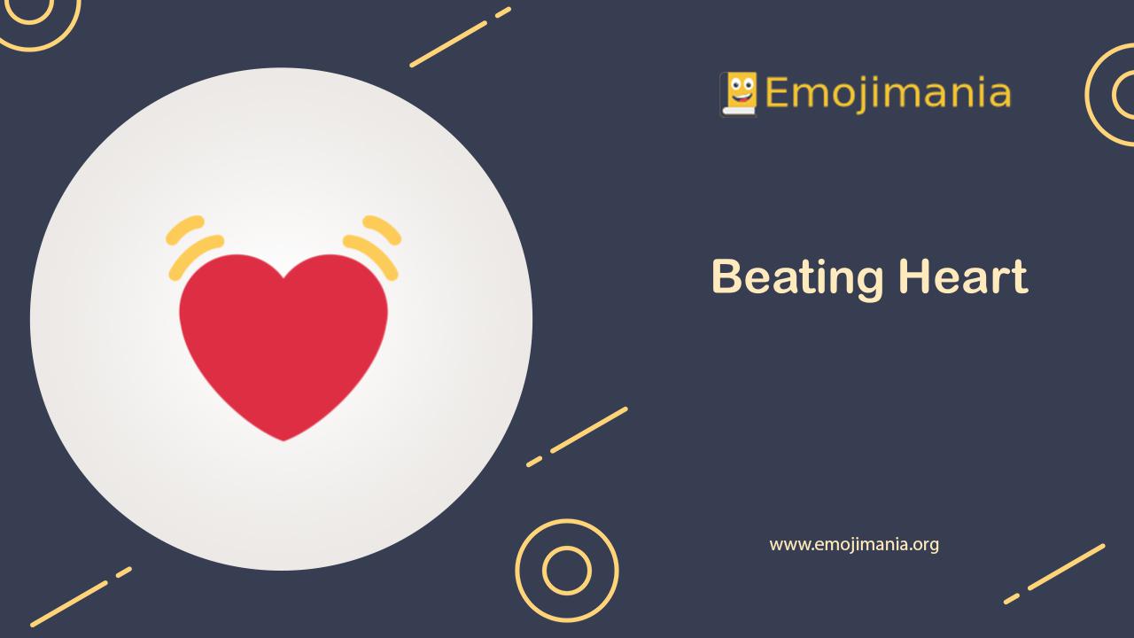 💓 Meaning Beating Heart Emoji Copy and Paste