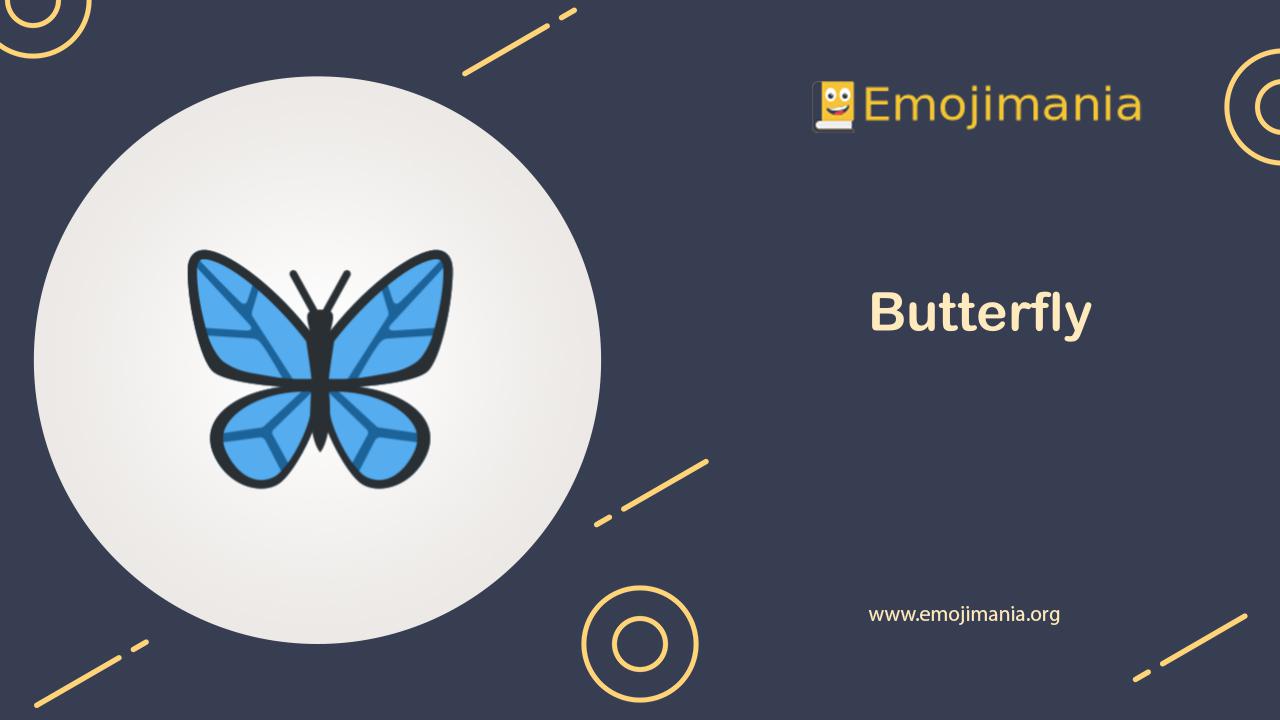 🦋 Meaning Butterfly Emoji Copy and Paste